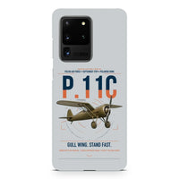Thumbnail for PZL P.11c design on samsung case - light gray