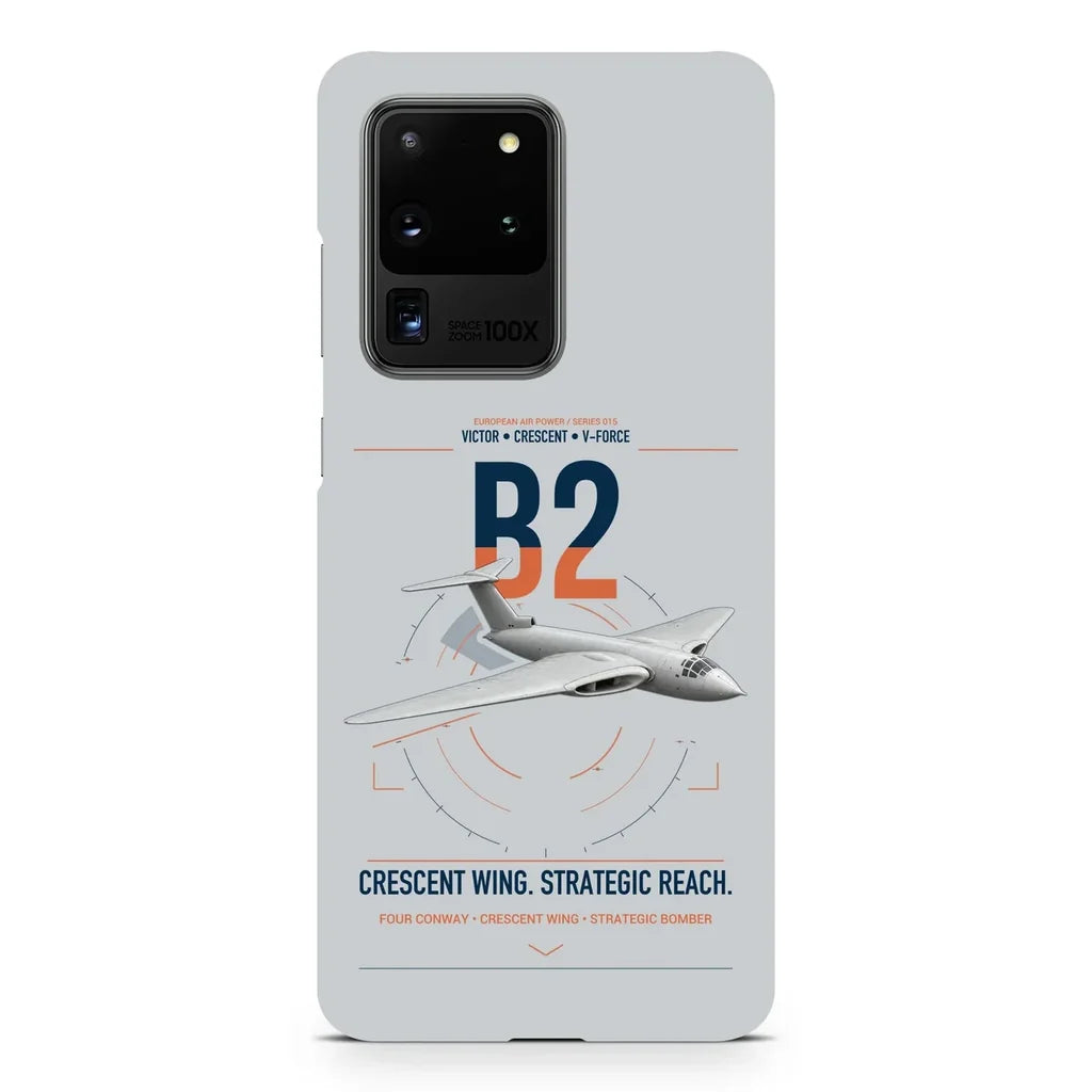 Handley Page Victor B2 design on samsung case - light gray