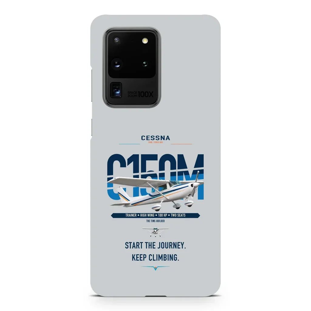 Cessna 150M design on samsung case - light gray