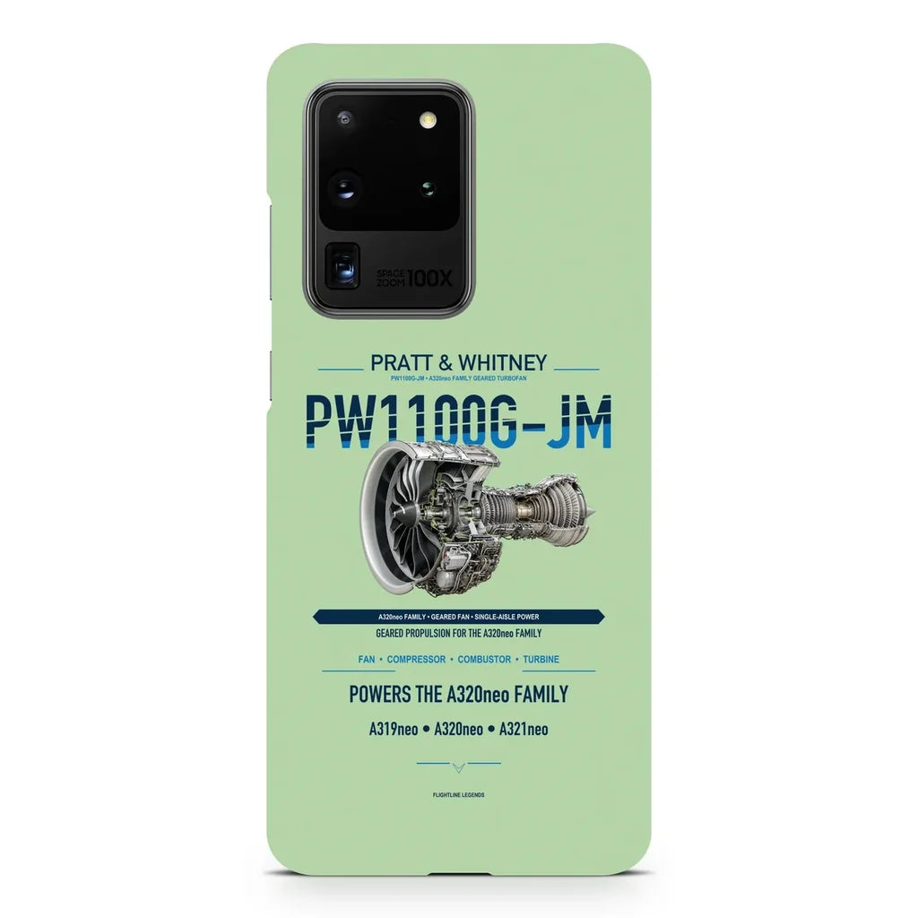 PW1100G-JM design on samsung case - light green