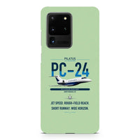 Thumbnail for Pilatus PC-24 design on samsung case - light green