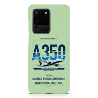 Thumbnail for Airbus A350-900ULR design on samsung case - light green