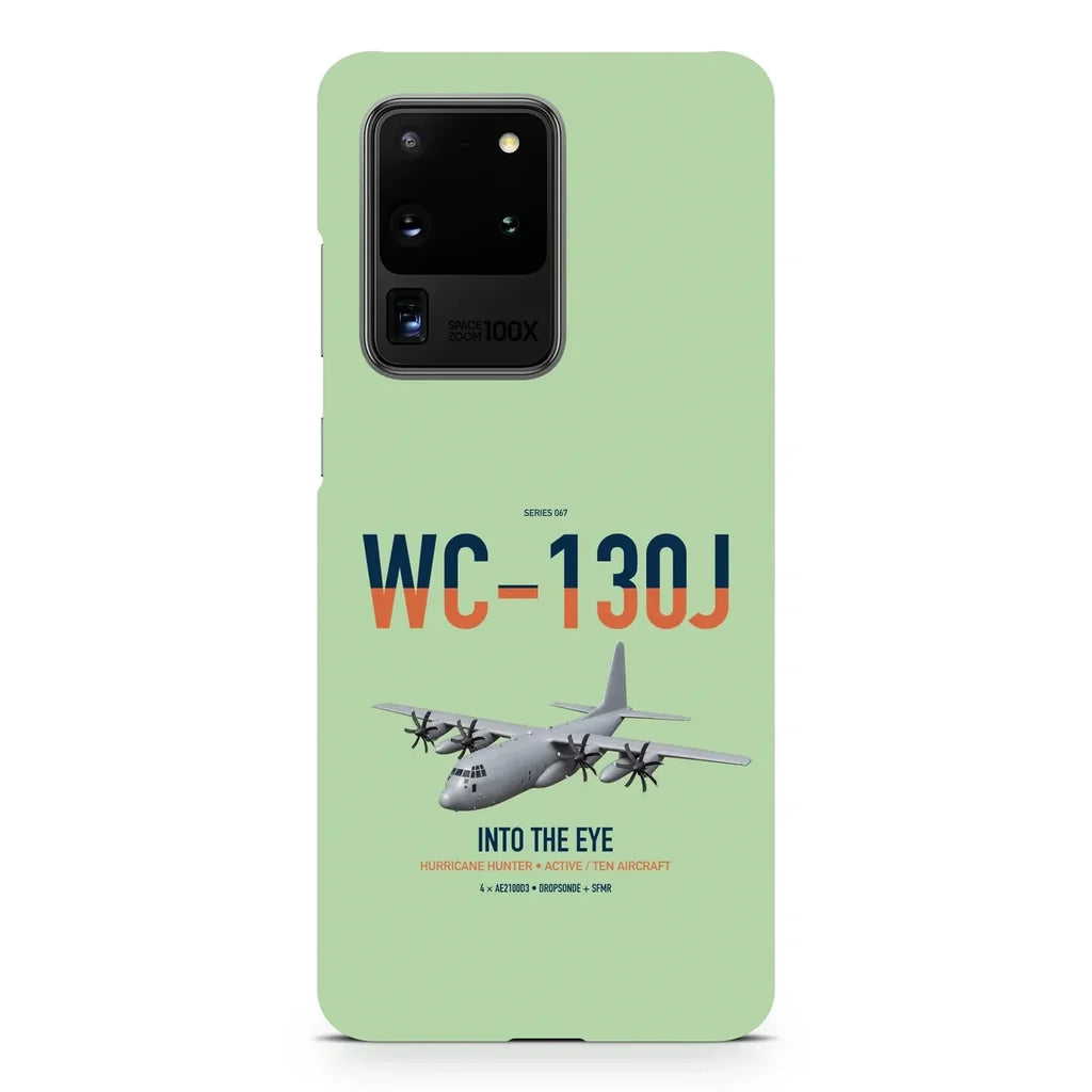 WC-130J Hurricane Hunter design on samsung case - light green