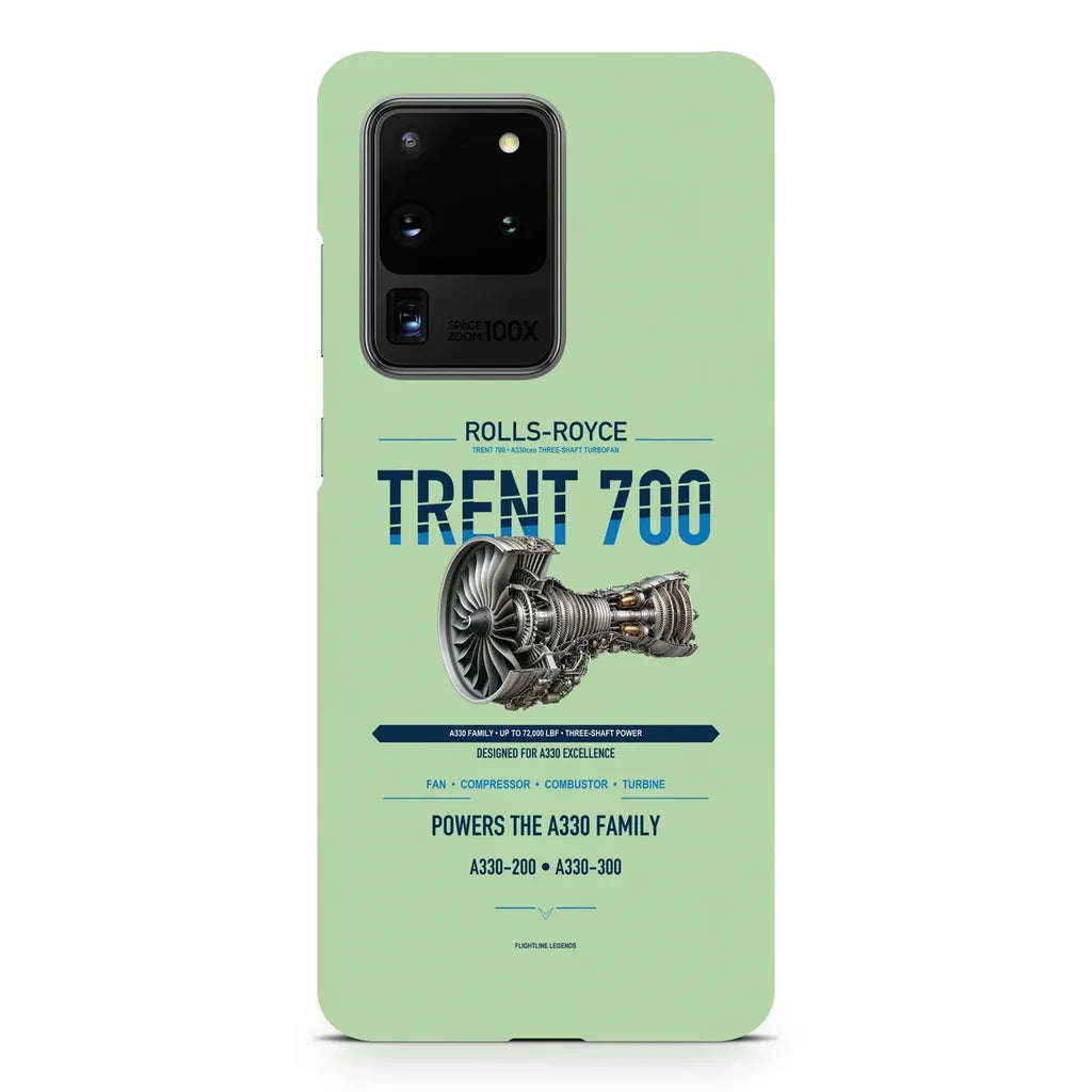 TRENT 700 design on samsung case - light green