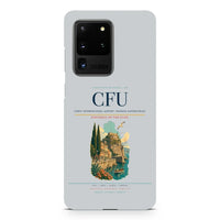 Thumbnail for Corfu International Airport Ioannis Kapodistrias CFU design on samsung case - light gray