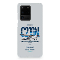 Thumbnail for Cessna T210N Centurion design on samsung case - light gray