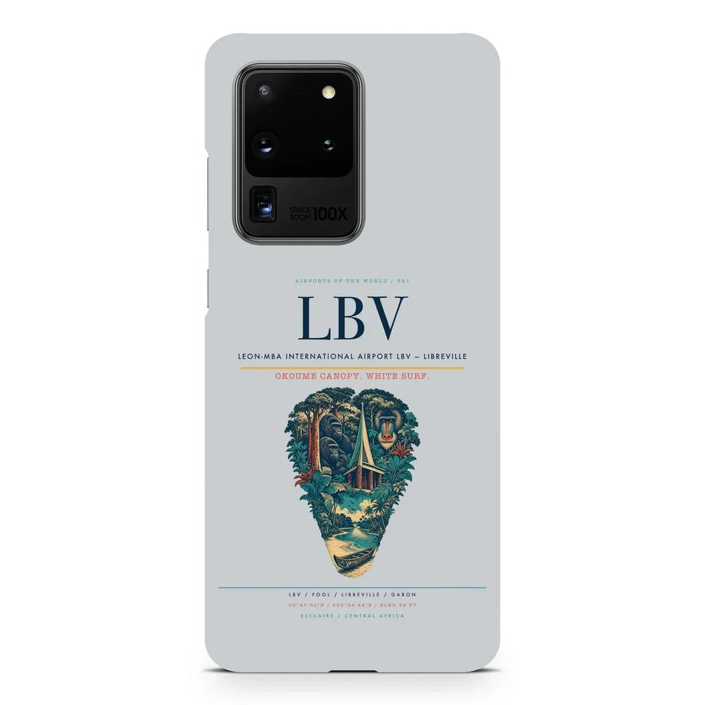 Leon-Mba International Airport LBV — Libreville design on samsung case - light gray