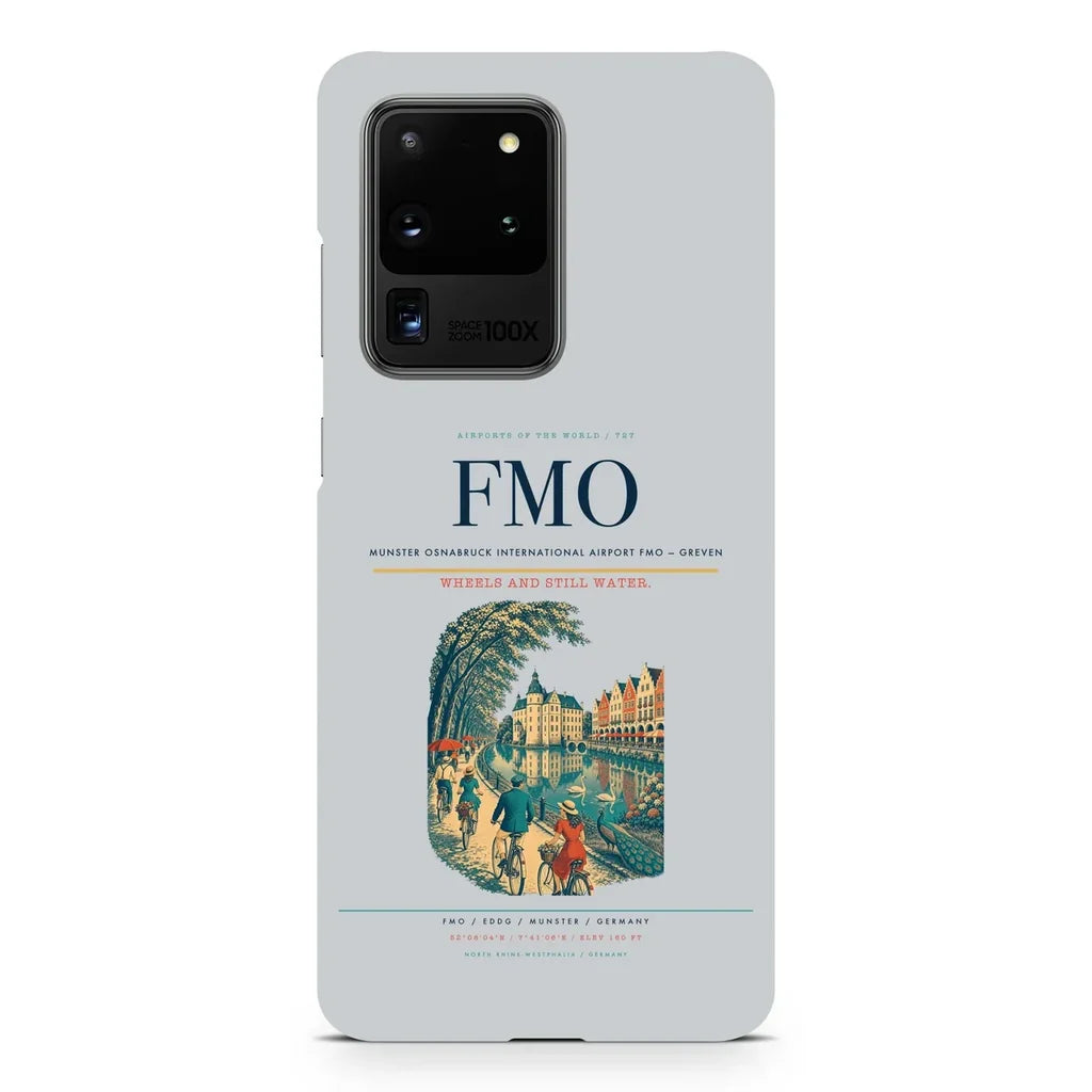 Munster Osnabruck International Airport FMO — Greven design on samsung case - light gray