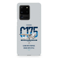 Thumbnail for Cessna 175 Skylark design on samsung case - light gray