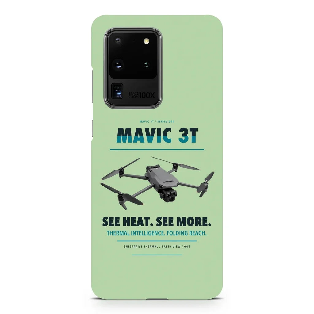 DJI Mavic 3 Thermal design on samsung case - light green