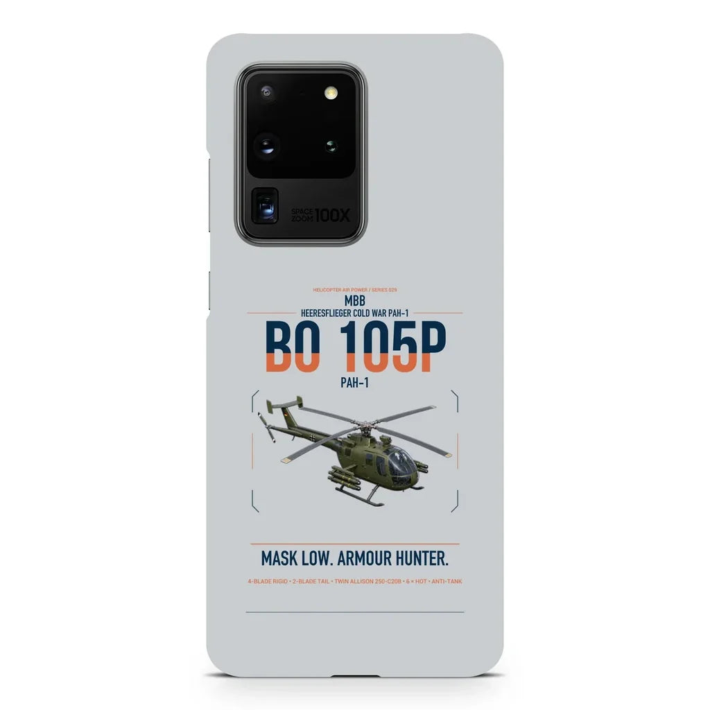 MBB BO 105P PAH-1 design on samsung case - light gray