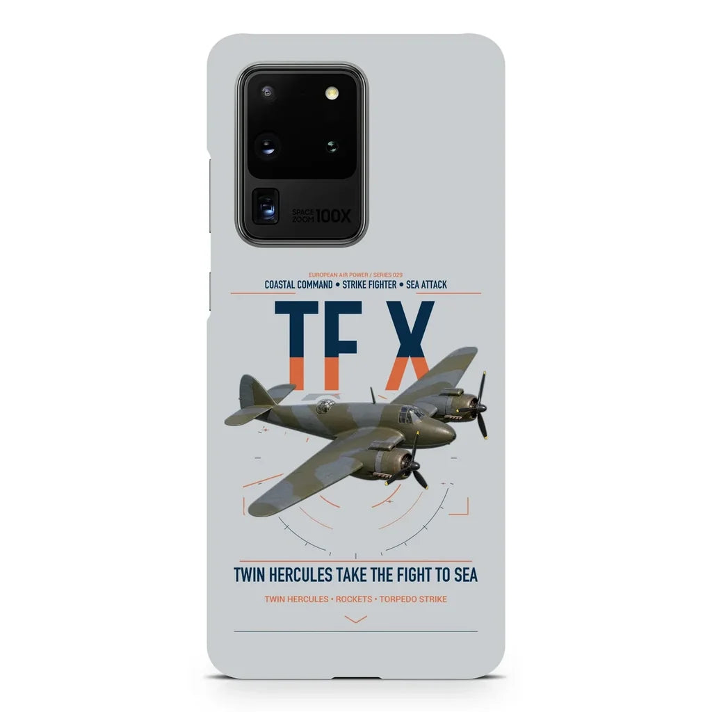 Bristol Beaufighter TF X design on samsung case - light gray