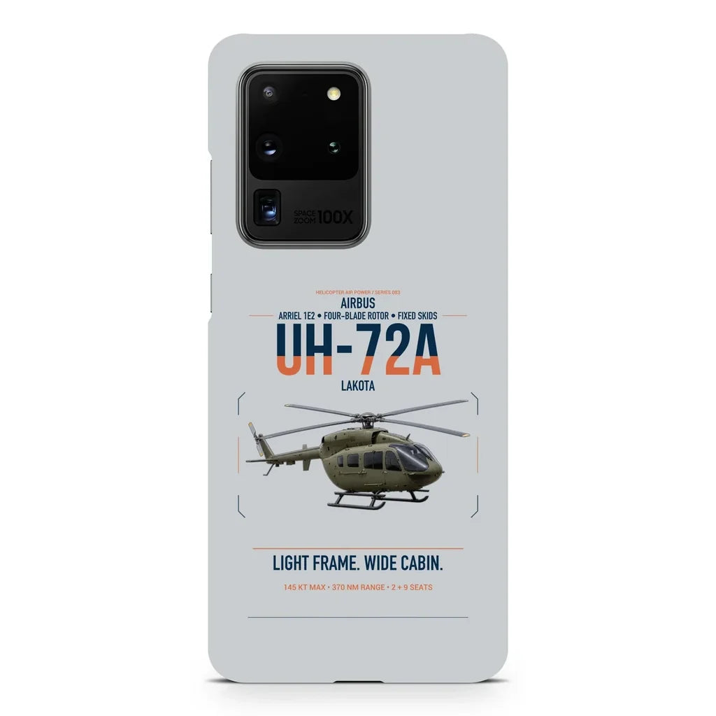 Airbus UH-72A Lakota design on samsung case - light gray