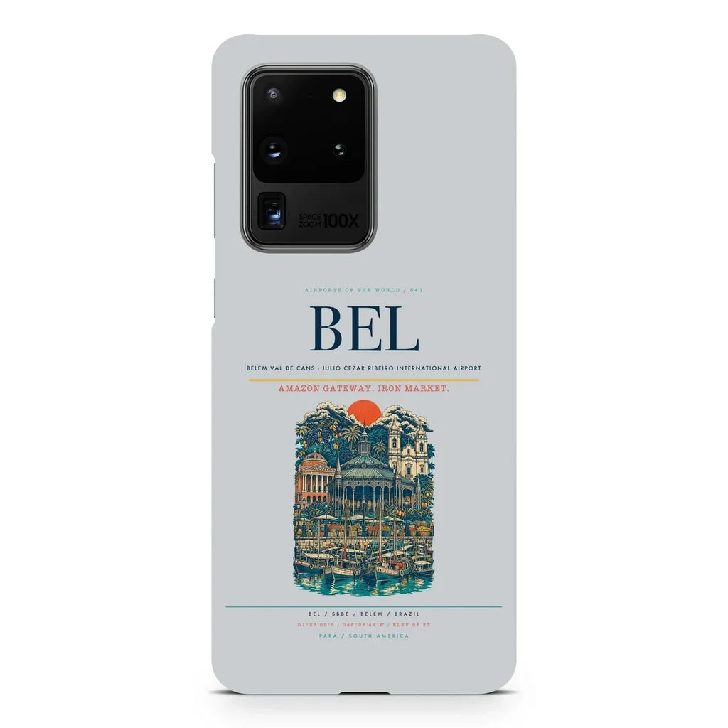 Belem Val de Cans - Julio Cezar Ribeiro International Airport BEL design on samsung case - light gray