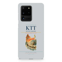 Thumbnail for Kittilä Airport KTT design on samsung case - light gray