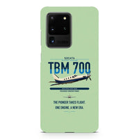 Thumbnail for Socata TBM 700 design on samsung case - light green