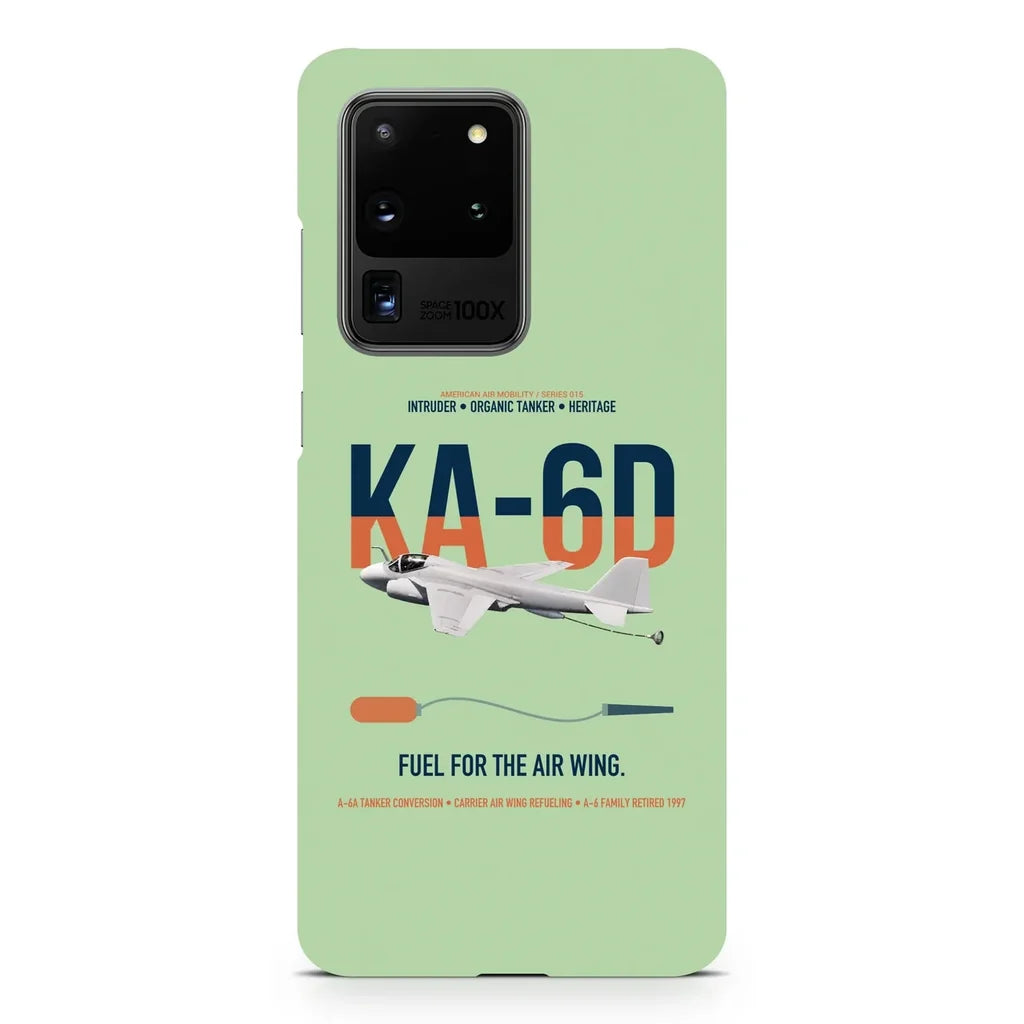 KA-6D Intruder design on samsung case - light green