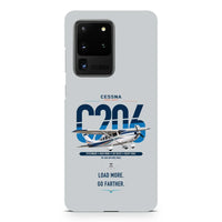 Thumbnail for Cessna 206 Stationair design on samsung case - light gray
