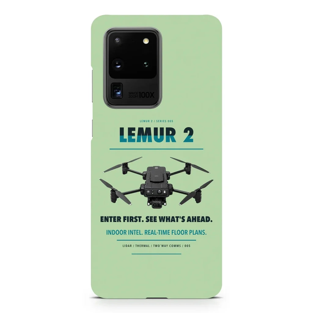 BRINC LEMUR 2 design on samsung case - light green