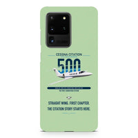 Thumbnail for Cessna Citation 500 - Citation I design on samsung case - light green