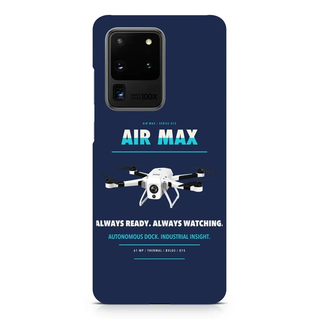 Percepto Air Max design on samsung case - navy blue