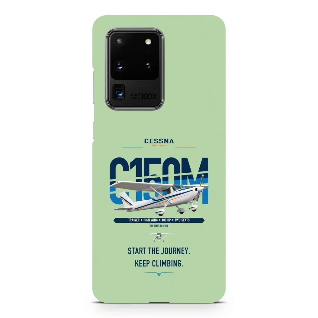 Cessna 150M design on samsung case - light green