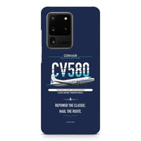 Thumbnail for Convair 580 design on samsung case - navy blue