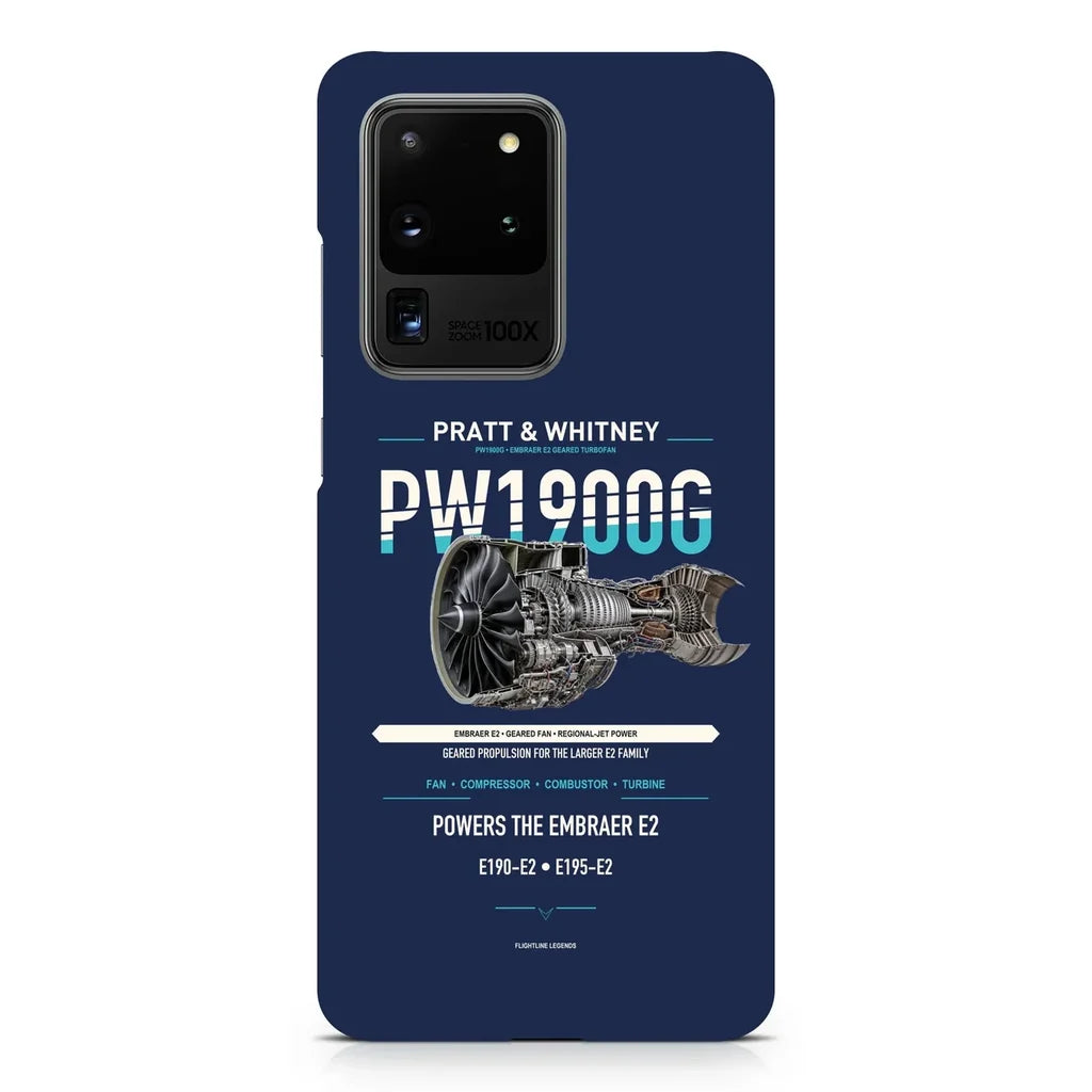 PW1900G design on samsung case - navy blue