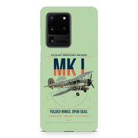 Thumbnail for Fairey Swordfish Mk I design on samsung case - light green