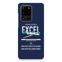 Thumbnail for Cessna Citation Excel design on samsung case - navy blue