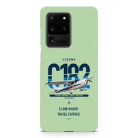 Thumbnail for Cessna 182 Skylane design on samsung case - light green
