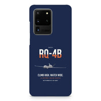 Thumbnail for RQ-4B Global Hawk design on samsung case - navy blue