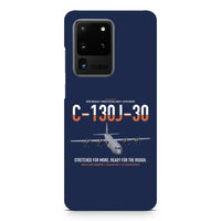Thumbnail for C-130J-30 Super Hercules design on samsung case - navy blue
