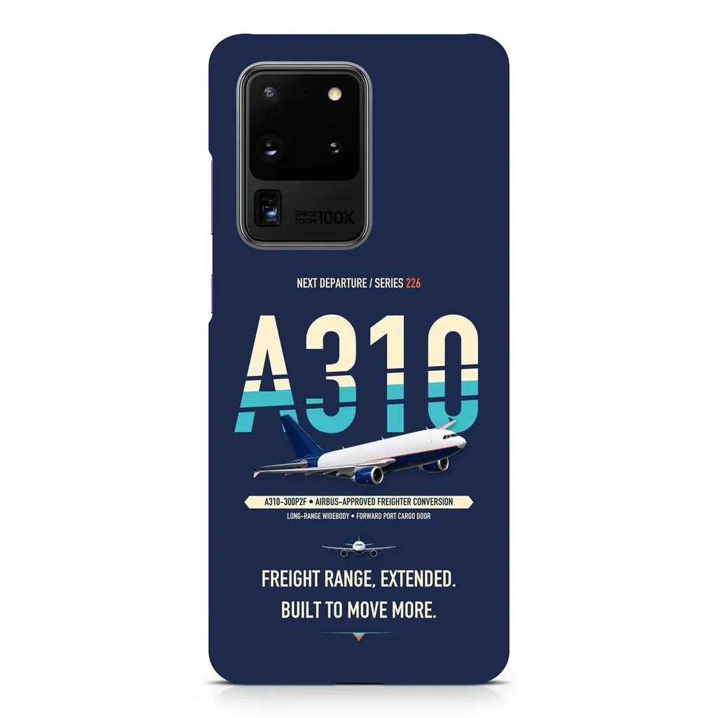 Airbus A310-300P2F design on samsung case - navy blue