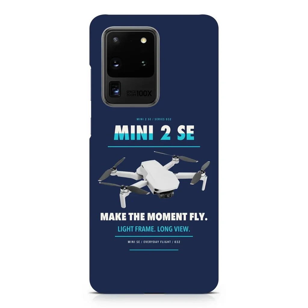 DJI Mini 2 SE design on samsung case - navy blue
