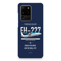 Thumbnail for Fairchild Hiller FH-227B design on samsung case - navy blue