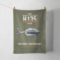 Thumbnail for Airbus H135 design on green army towel