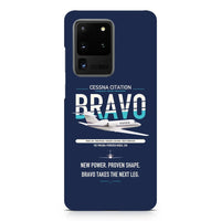 Thumbnail for Cessna Citation Bravo design on samsung case - navy blue