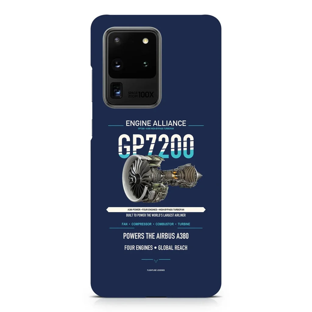 GP7200 design on samsung case - navy blue