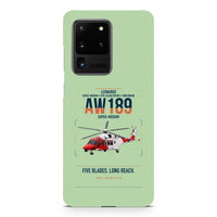 Thumbnail for Leonardo AW189 design on samsung case - light green