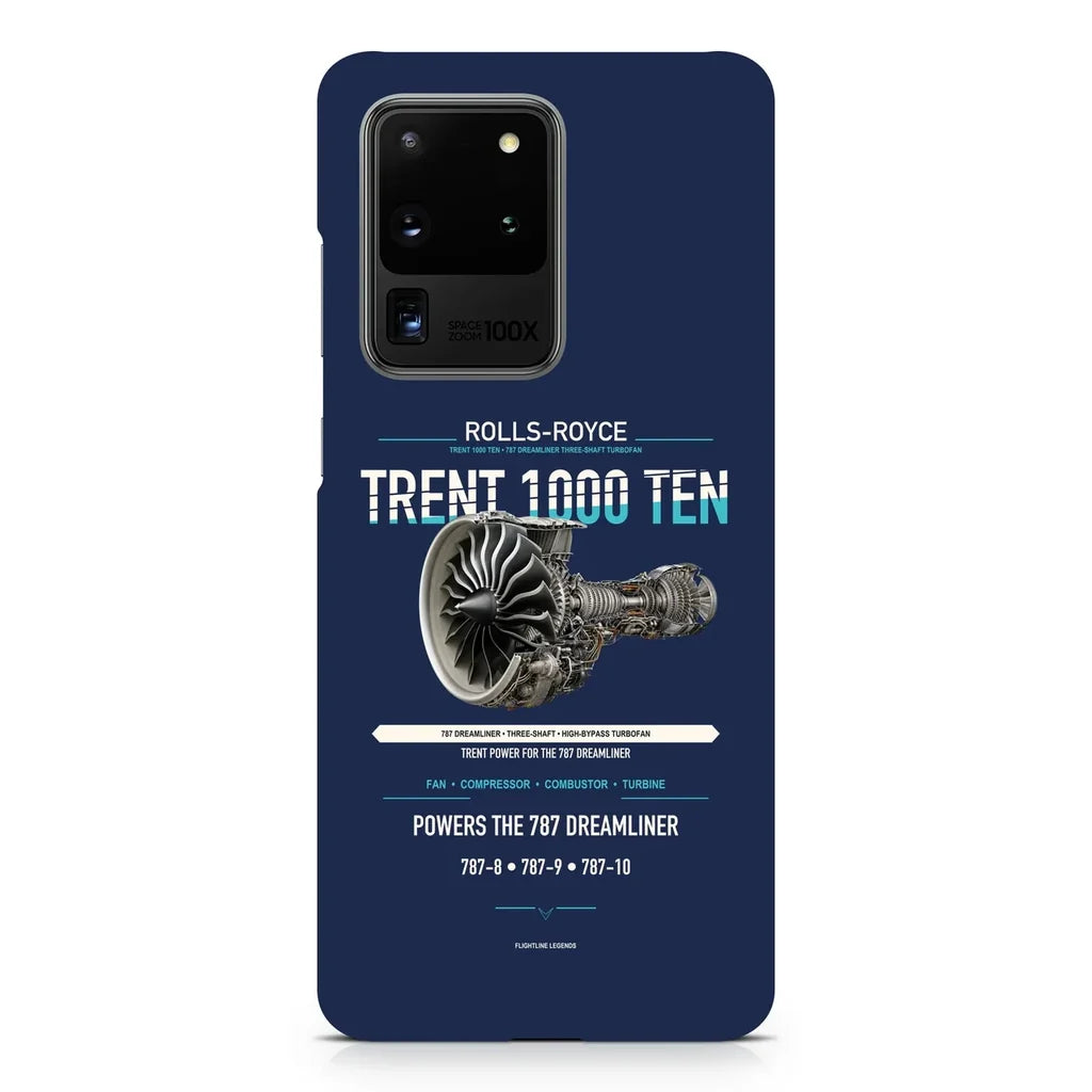 TRENT 1000 TEN design on samsung case - navy blue
