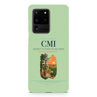 Thumbnail for University of Illinois Willard Airport CMI design on samsung case - light green