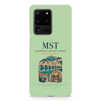 Thumbnail for Maastricht Aachen Airport MST design on samsung case - light green