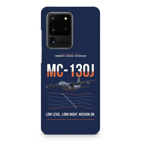 Thumbnail for MC-130J COMMANDO II design on samsung case - navy blue