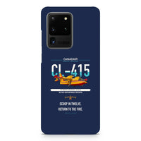 Thumbnail for Canadair CL-415 design on samsung case - navy blue