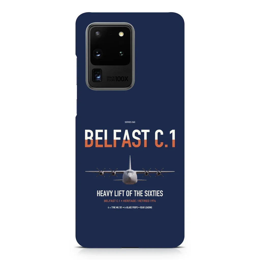 Short Belfast C.1 design on samsung case - navy blue