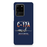 Thumbnail for C-17A Globemaster III design on samsung case - navy blue