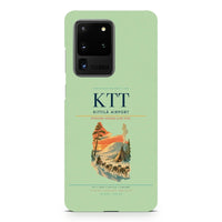 Thumbnail for Kittilä Airport KTT design on samsung case - light green