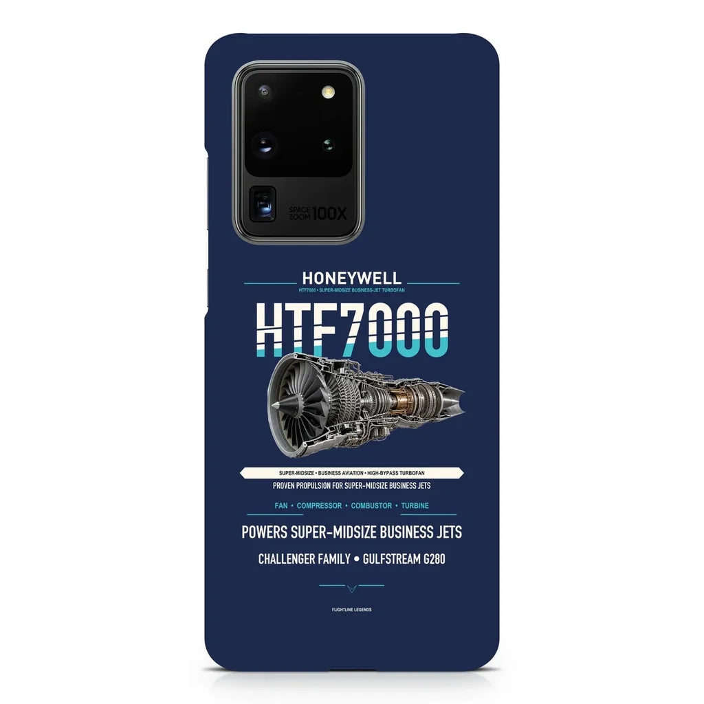 HTF7000 design on samsung case - navy blue