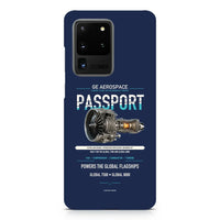 Thumbnail for PASSPORT design on samsung case - navy blue